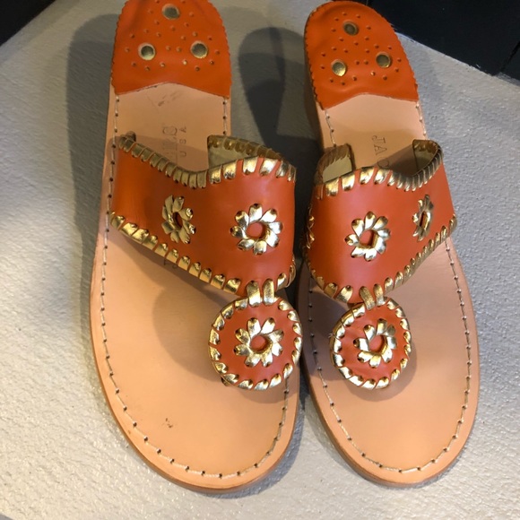Jack Rogers Coral Wedge Sandals - Picture 4 of 4